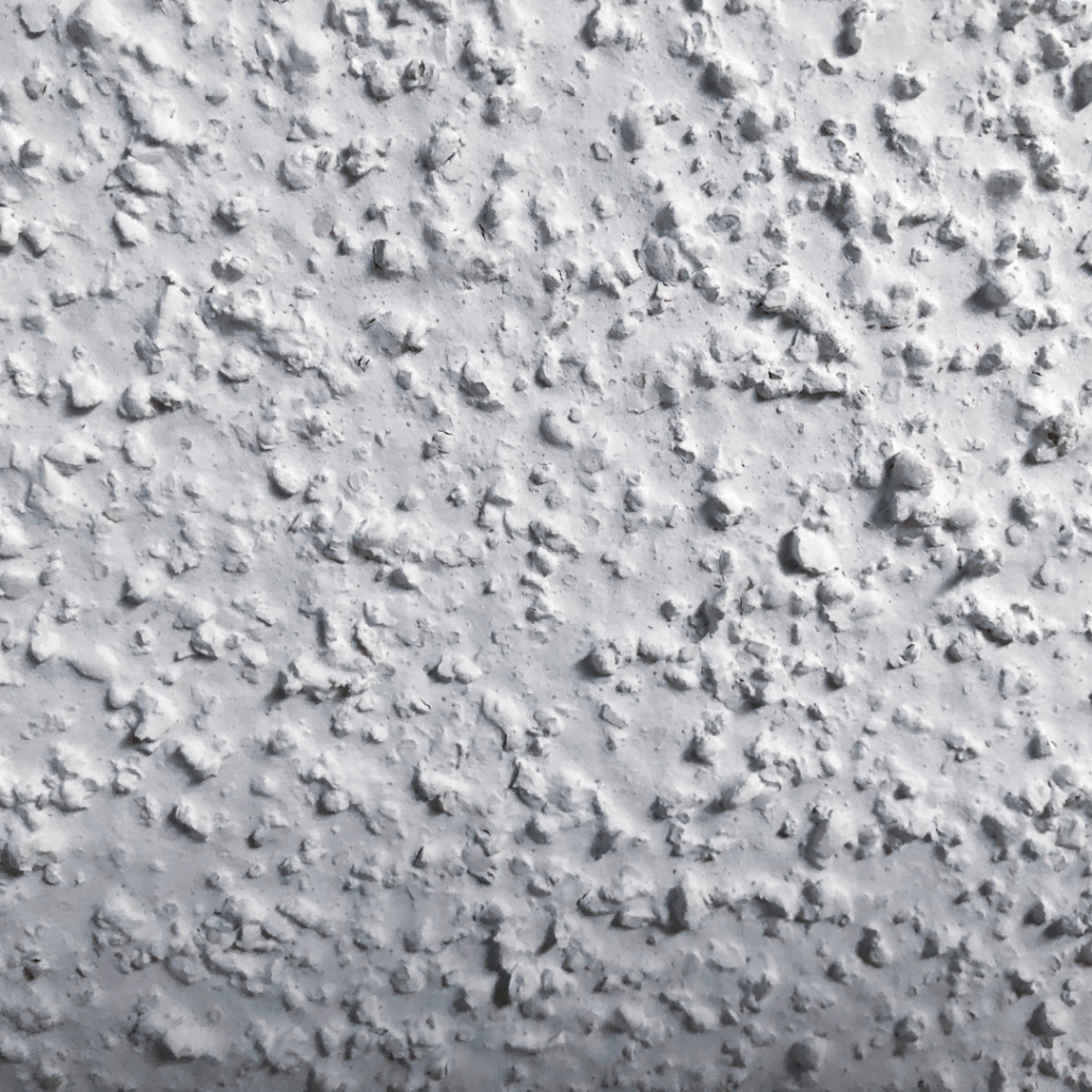 asbestos popcorn ceiling
