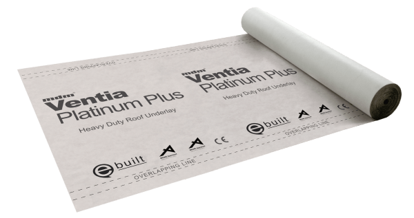 Ventia Platinum Plus Heavy Duty SS Roof Underlay Grey 1.5M X 50M