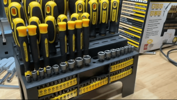 131PCS Magnetic Screwdrivers Set with Plastic Ranking Precision Slotted Phillips Hex Tools Hand Tools