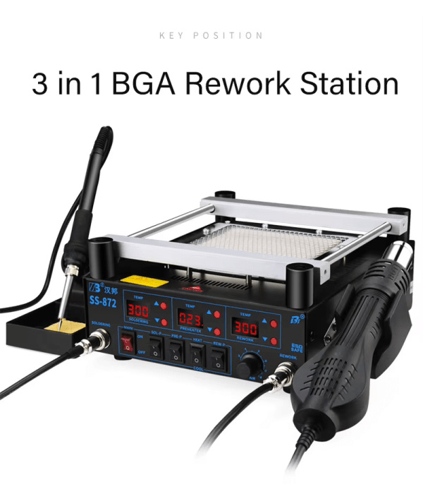 Soldering Station Hot Air Soldering Rework Station for Mobile Phone Pcb Components Repair