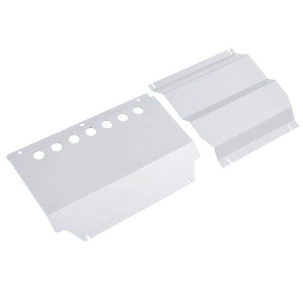 Silver Bash Plate Set for Mitsubishi Triton ML-MN 2006-2015 | 3mm Steel Front & Sump Guard Combo | Underbody Protection, Impact-Resistant