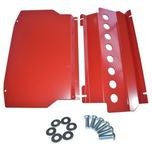Red Bash Plate Set for Mitsubishi Pajero NS NT NW NX (2006-2022) – Ultimate Engine & Underbody Protection