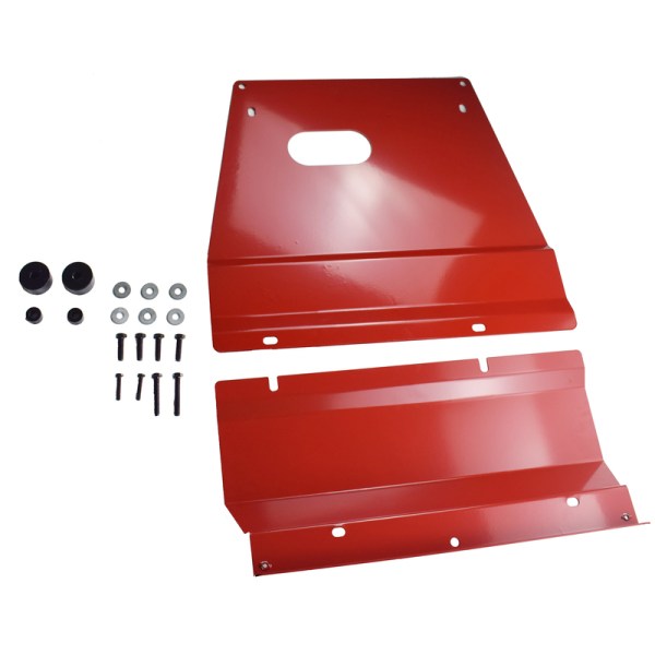 Bash Plate Sump Guard Set for Toyota Prado GDJ150 GRJ150 KDJ150 2009-On (Red) – Premium Engine Protection