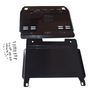 Black Bash Plate Sump Guard Set for Toyota Landcruiser UZJ200 VDJ200 (2007-2021) – Premium Engine Protection, Impact-Resistant & Powder Coated