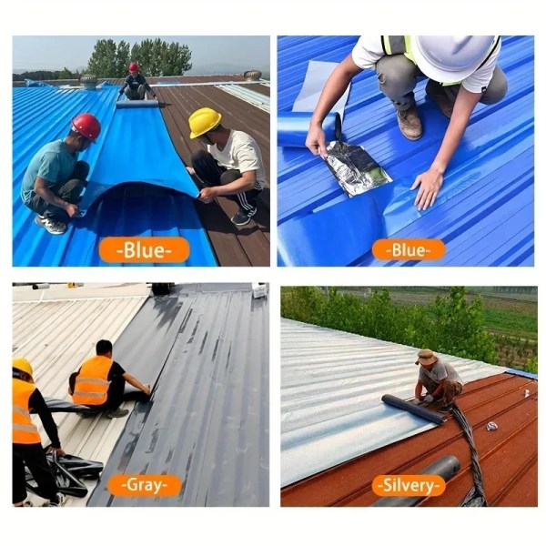 Roof Waterproof Tape, Waterproof Material, Suitable for Metal Surfaces, Roofs, and Iron Sheets to Prevent Water Leakage