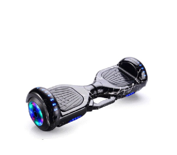 60cm Hoverboard Scooter – Black Edition | Self-Balancing Electric Hoverboard with Lighting Effects