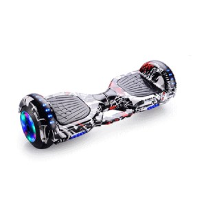 60cm Self-Balancing Hoverboard Scooter – Electric Hoverboard (Pirate Design)