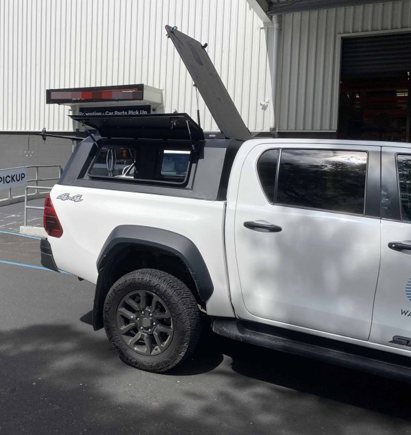 Black Ute Steel Canopy Fit For Toyota Hilux 2015-ON