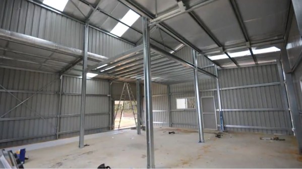 9m x 6m Steel Warehouse Kit - 54 sqm (American Barn)
