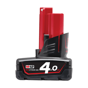 Milwaukee M12B4 12V 4.0Ah REDLITHIUM™ Lithium-Ion Battery Pack